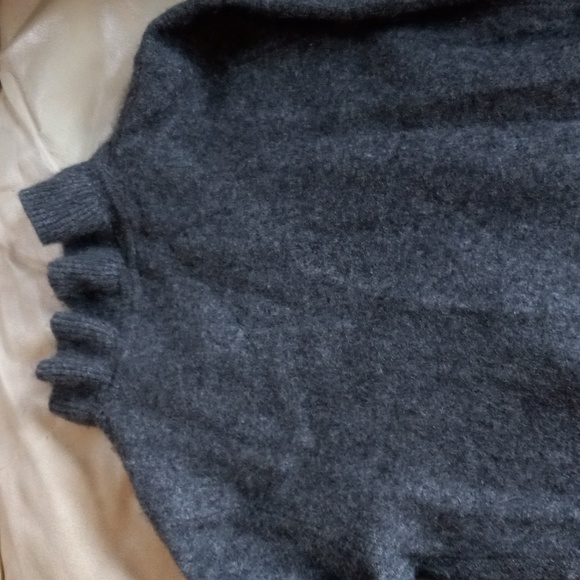 Premise Cashmere Size M/S Charcoal Grey V. Soft Women's Cardigan Sweater - Picture 11 of 13